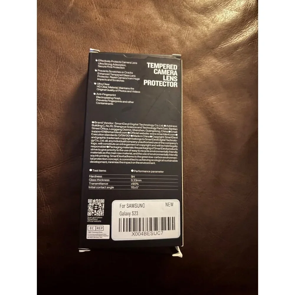 SmartDevil Tempered Glass Camera Lens Protector For Samsung Galaxy S23
